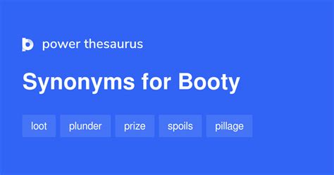 synonyms for booty